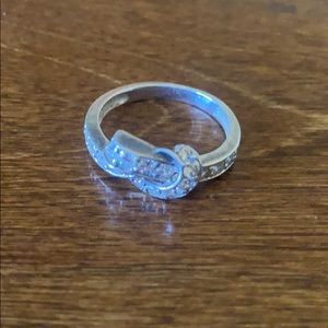 Sterling Silver CZ stone ring